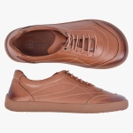 BUTY BAREFOOT SKÓRZANE DAMSKIE WSUWANE BRĄZOWE 080