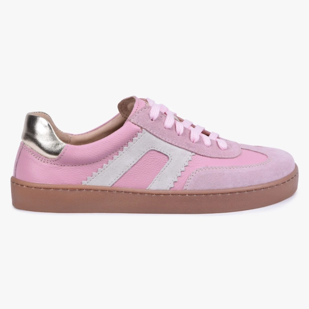 BUTY DAMSKIE SNEAKERSY BAREFOOT SKORZANE SZEROKIE ROZOWE KAMPOL 506_21 (5).webp