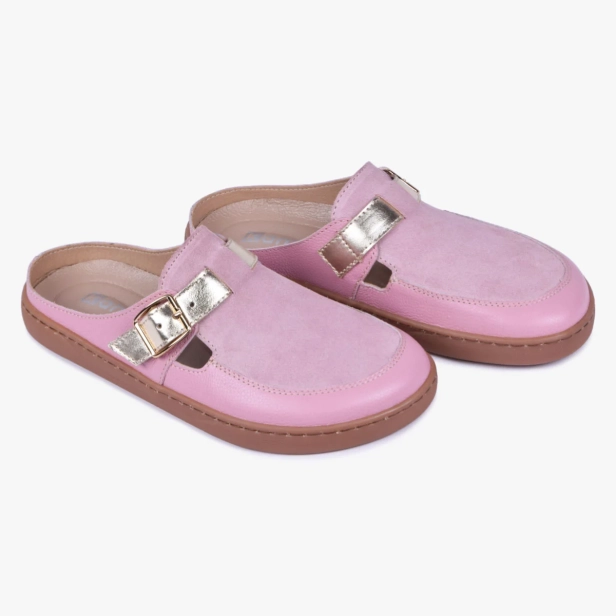 KLAPKI BAREFOOT SKORZANE DAMSKIE SZEROKIE ROZOWE 701_21 (2).webp