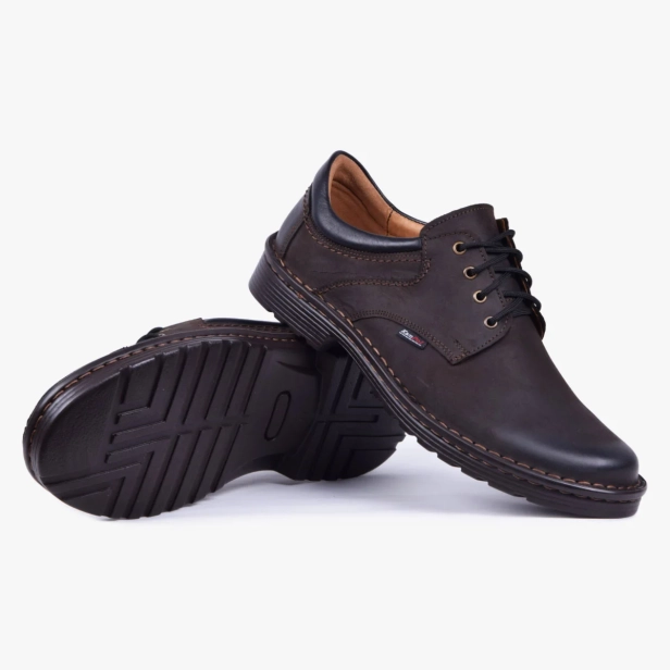 Buty męskie skórzane szerokie wygodne Kampol brązowe 11_4 (8).webp