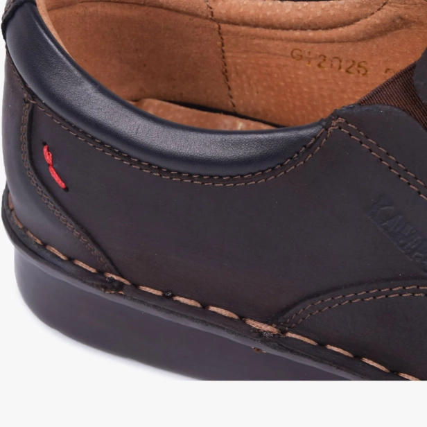 Buty męskie skórzane szerokie Kampol brązowe 20_4 (4).webp