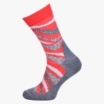 Wielokolorowe skarpety sportowe z wełny merynosa 75% merino WLF 338