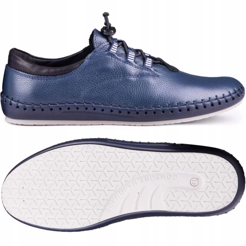 Buty męskie półbuty skózane granatowe Kampol 337_63 (3).webp
