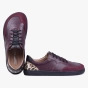 Buty damskie barefoot skórzane bordowe 500_17 (4).webp