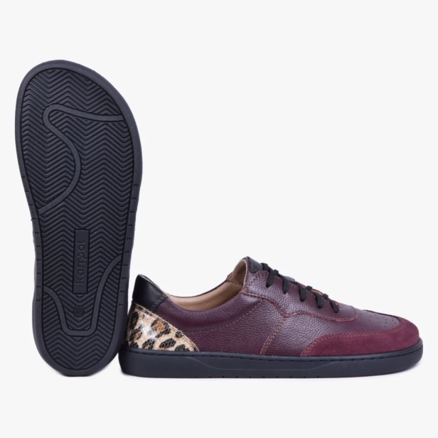 Buty damskie barefoot skórzane bordowe 500_17 (5).webp