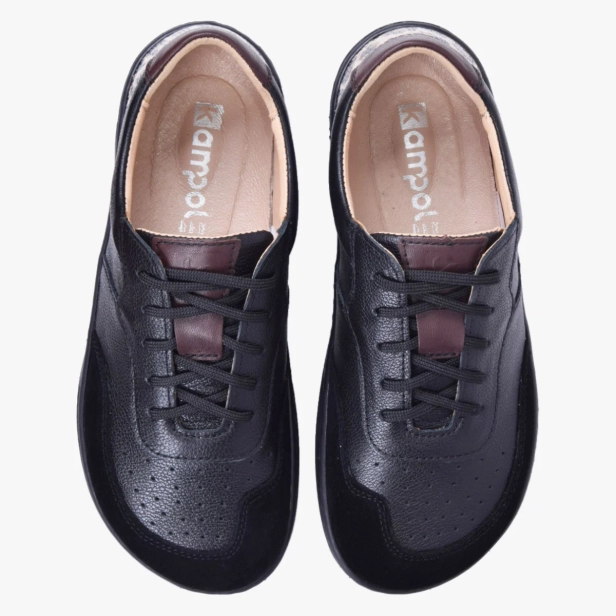 Barefoot buty damskie skórzane jesienne czarne Kampol 500_5_P (3).webp