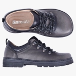 Buty anatomiczne damskie traperki szerokie szare 514/32