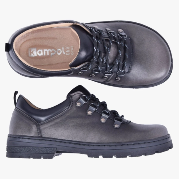 Buty szerokie anatomiczne damskie barefoot like szare Kampol 514_32 (3).webp