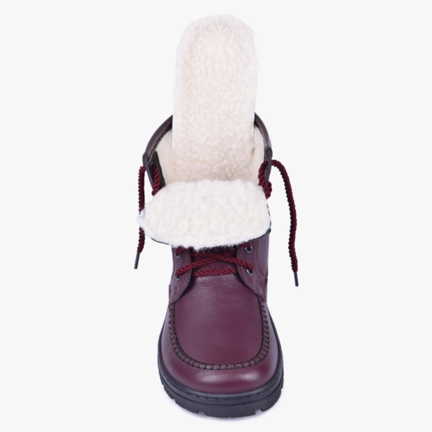Trzewiki damskie barefoot like ocieplane zimowe bordowe Kampol 628_17 (1).jpg