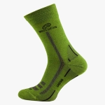 Skarpety trekkingowe z wełny merynosa 70% merino zielone WLS 699