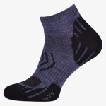 Niskie skarpety sportowe z 50% wełny merino granatowe WTS 504