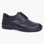 SZEROKIE BUTY MĘSKIE SKÓRZANE TĘGIE CZARNE 11/27