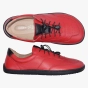 Buty minimalistyczne barefoot damskie skórzane czerwone Kampol (11).webp
