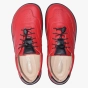Buty minimalistyczne barefoot damskie skórzane czerwone Kampol (5).webp