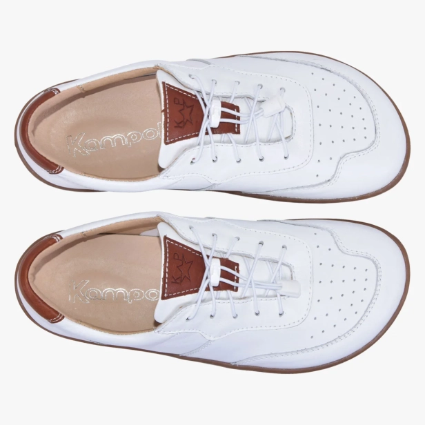 Buty damskie barefoot szerokie skórzane białe Kampol (9).webp